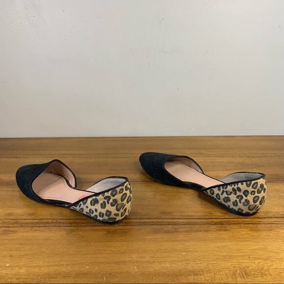 Betsey Johnson Cocoh Leopard D’Orsey Ballet Flat Size 8 - Picture 5 of 8